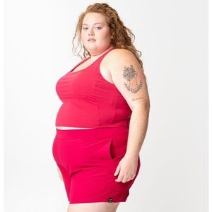 NWOT Alder x Chaco Women's Racerback Tank Top (Plus Size) Size 4X Color Berry